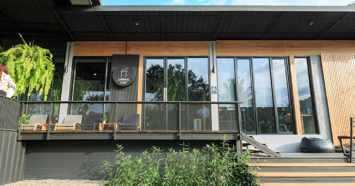 Café Loftberry คาเฟ่เท่ห์ๆ สไตล์โมเดิร์นลอฟท์ในสวนผึ้ง