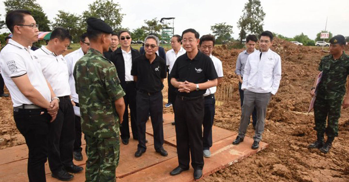 อาคม ตรวจความก้าวหน้าถนนเชื่อม หนองเอี่ยน-สตึงบท รับเขตเศรษฐกิจพิเศษ จ.สระแก้ว