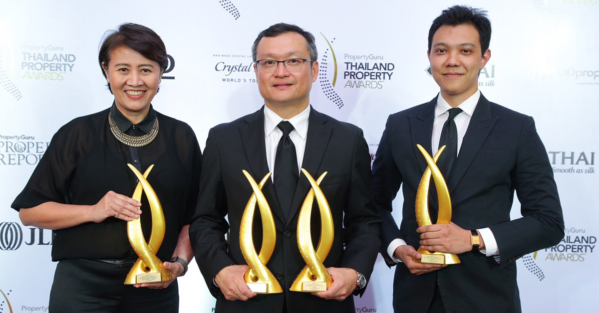 แสนสิริ กวาดแชมป์ 4 รางวัลรวด จากเวที Thailand Property Awards 2017