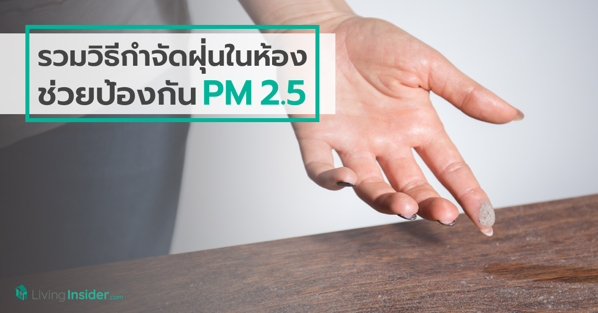 รวมวิธีกำจัดฝุ่นในห้อง ช่วยป้องกัน PM 2.5