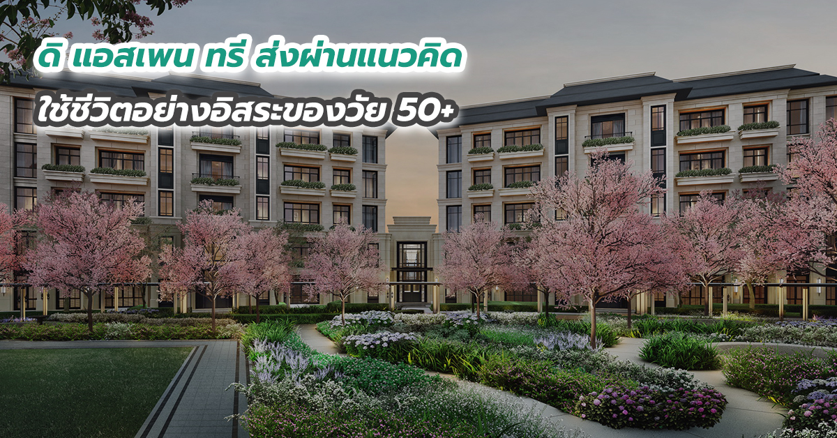 ดิ แอสเพน ทรี ส่งผ่านแนวคิดใช้ชีวิตอย่างอิสระของวัย 50