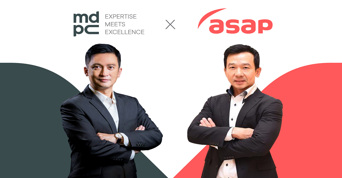 MDPC ร่วมมือกับ ASAP ยกระดับงานบริการรถเช่าพร้อมคนขับ