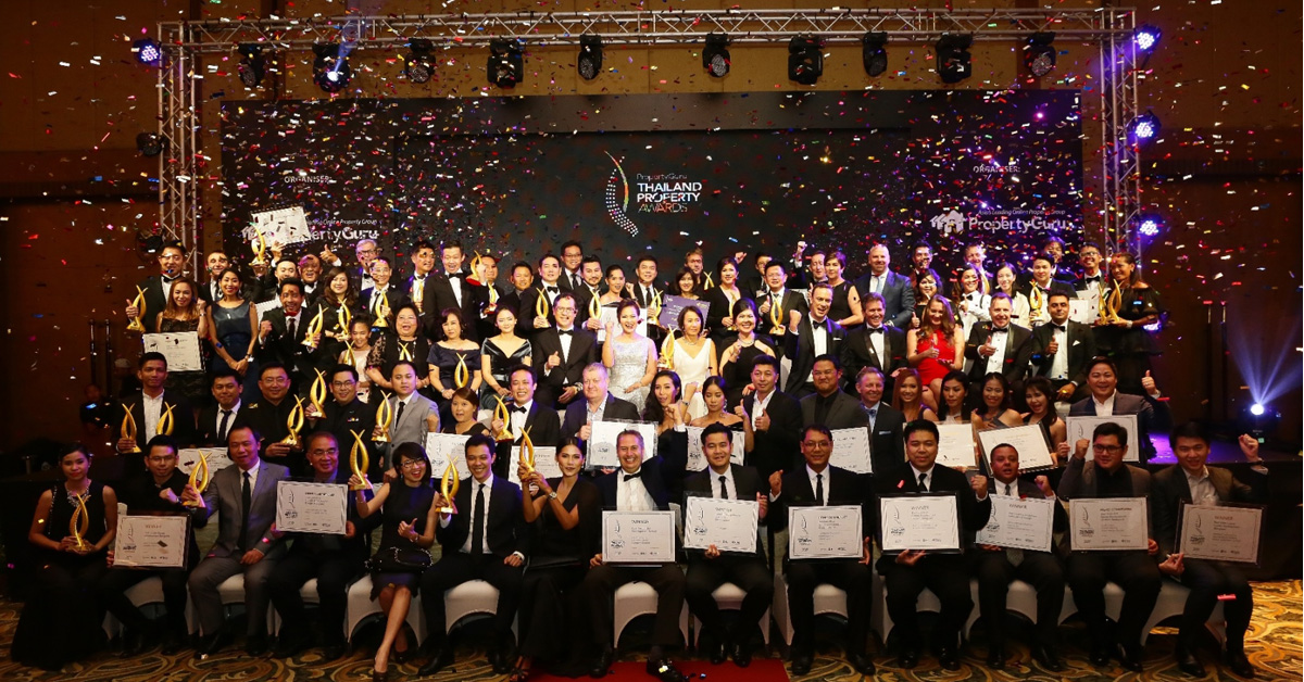 นักพัฒนาอสังหาริมทรัพย์ชั้นนำของประเทศพร้อมร่วมงาน PropertyGuru Thailand Property Awards