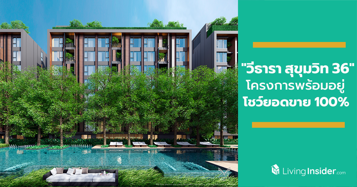 วี พร็อพเพอร์ตี้ โชว์ยอดขาย 100% โครงการพร้อมอยู่