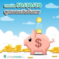 เทคนิค 50/30/20 สูตรออมเงินขั้นเทพ บริหารเงินยังไงให้ทั้งมีใช้และเหลือเก็บ