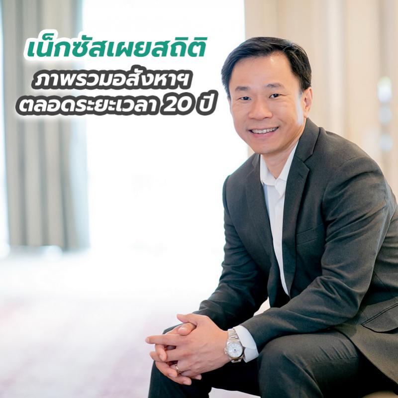 ก้าวสู่ปีที่ 20 เน็กซัส เผยสถิติ “ภาพรวมอสังหาฯ ตลอดระยะเวลา 20 ปี” จากเริ่มต้น – สูงสุด – สู่ความยั่งยืน 