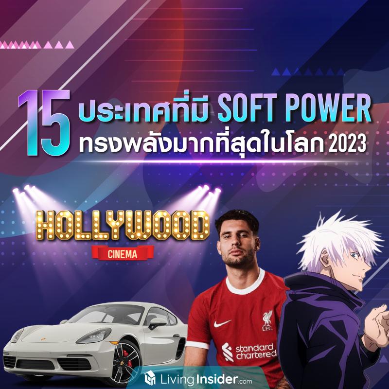 15 ประเทศที่มี SOFT POWER ทรงพลังมากที่สุดในโลก 2023