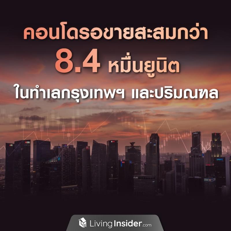 คอนโดรอขายสะสมกว่า 8.4 หมื่นยูนิต ในกรุงเทพฯ และปริมณฑล