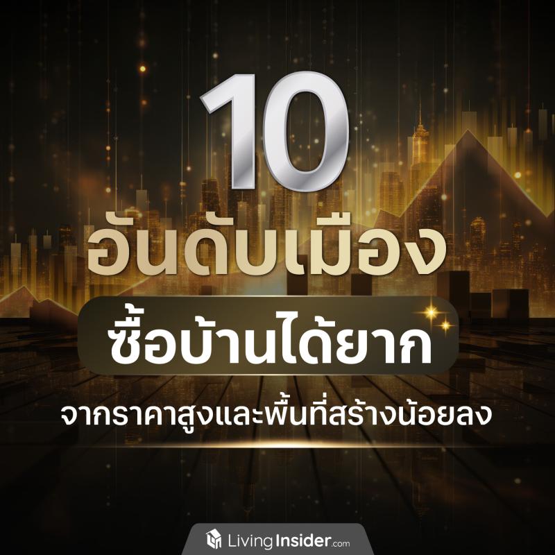 10 อันดับเมือง ไม่สามารถซื้อบ้านได้ จากราคาสูงและพื้นที่สร้างน้อยลง