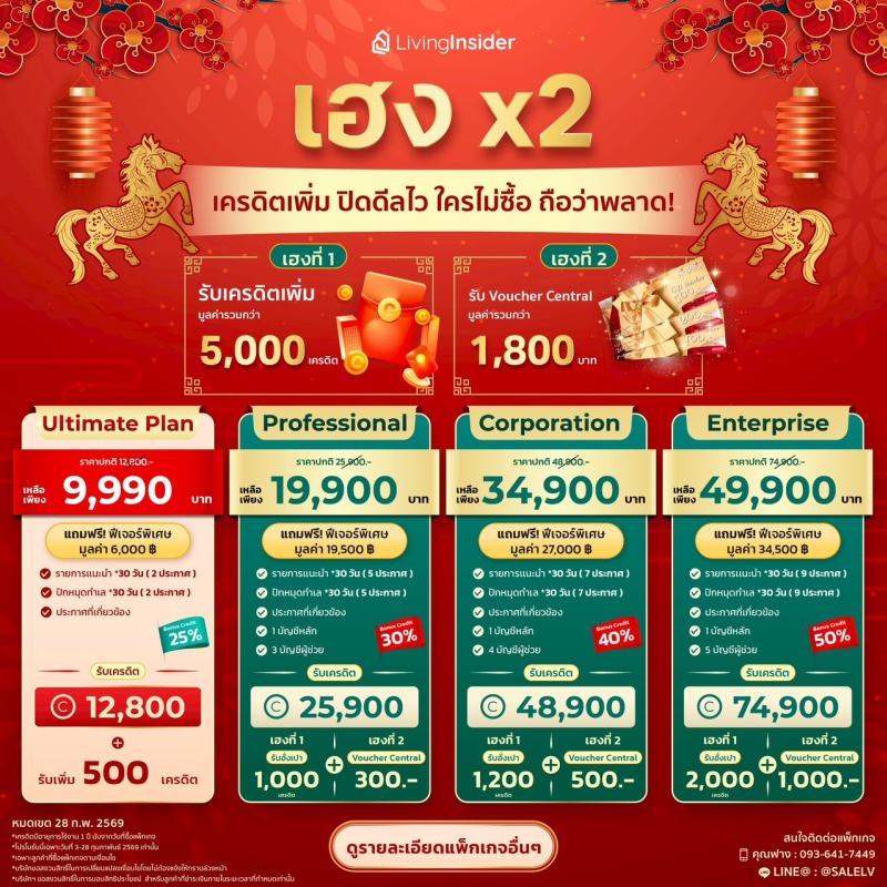 Chinese New Year เฮงรับอั่งเปา รับเครดิตเพิ่มมากกว่า + Voucher Central