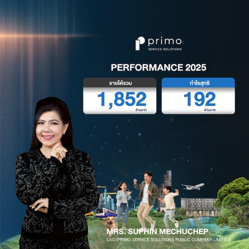 PRI โชว์ผลงานปี 68 กวาดรายได้รวม 1,852 ล้านบาท พร้อมจ่ายปันผล 0.1875 บาท
