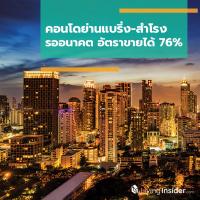 คอนโดย่านแบริ่ง-สำโรง รออนาคต อัตราขายได้ 76%