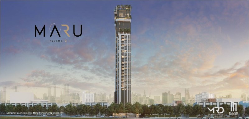 ขายคอนโดสุขุมวิท อโศก ทองหล่อ : Maru Ekkamai 2 /  2 ห้องนอน 2 ห้องน้ำ  55 ตร.ม. โทร 0937890899
