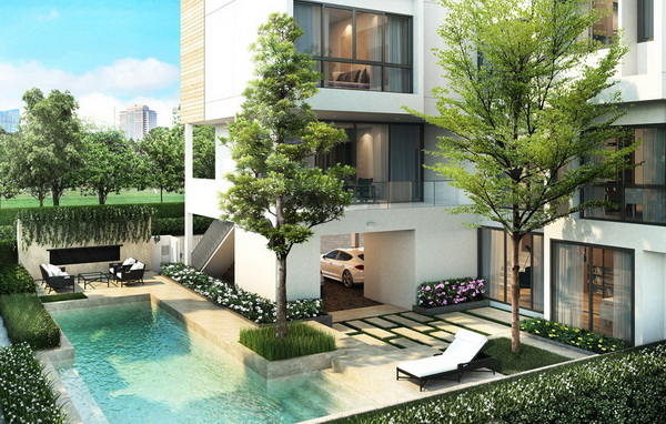 ขายบ้านพระราม 9 เพชรบุรีตัดใหม่ RCA : 🏡 Parc Priva บ้านเดี่ยว Super Luxury 3 ชั้น บนทำเลสุดปัง!!!! Call. 093-616-4456