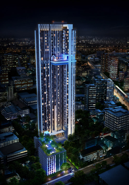 ให้เช่าคอนโดสุขุมวิท อโศก ทองหล่อ : Edge Sukhumvit 23, 2 bed, 55000 per month