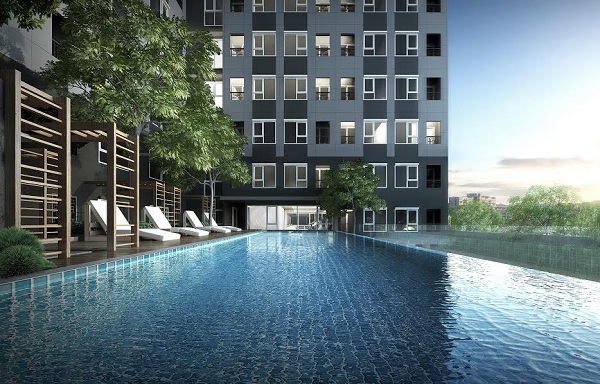 For SaleCondoThaphra, Talat Phlu, Wutthakat : For sale: Low-Rise 8-storey condo, Aspire Wutthakat, 200 meters from BTS Wutthakat.