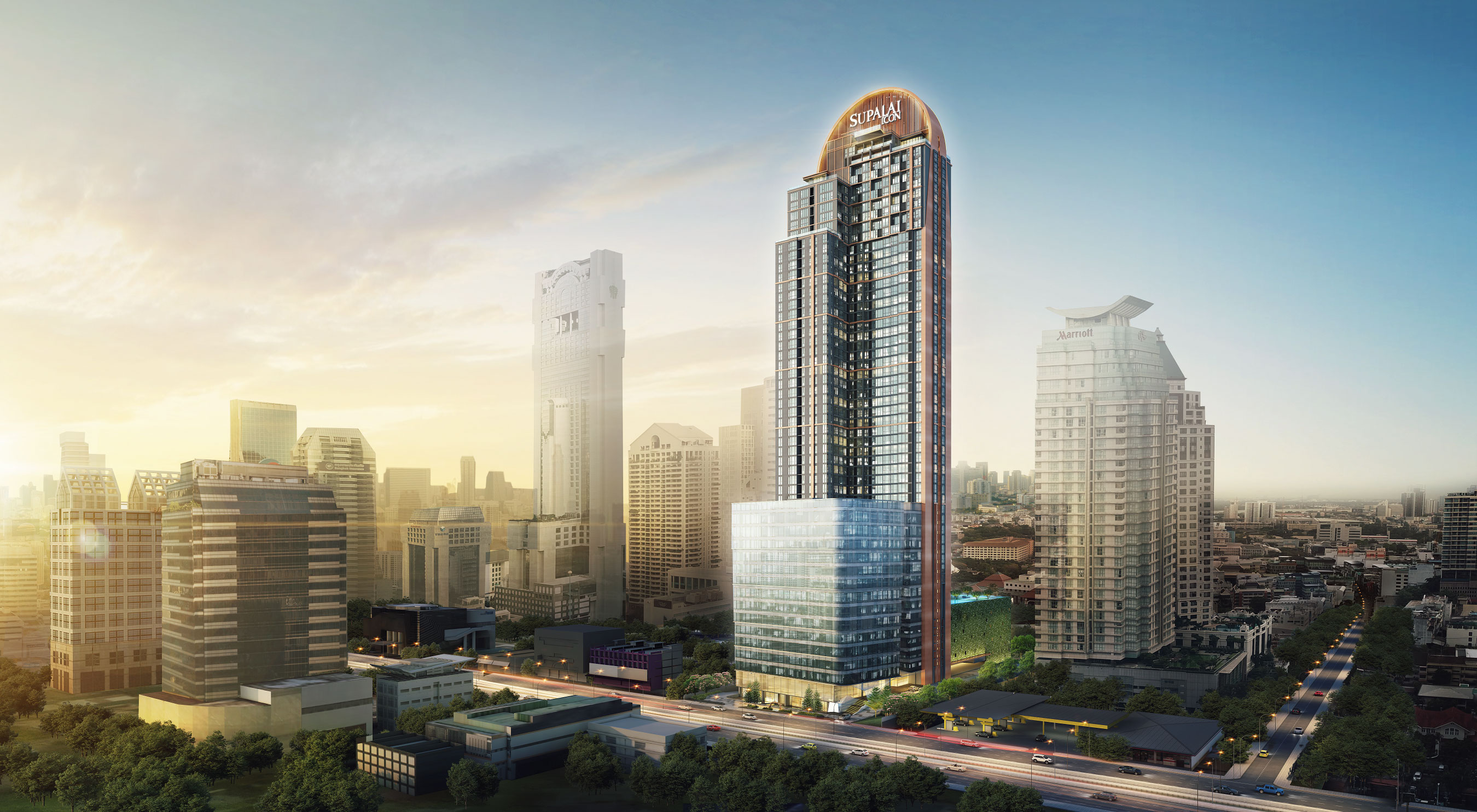 ให้เช่าคอนโดสาทร นราธิวาส : Supalai Icon Sathorn, 3 bed, 120000 per month