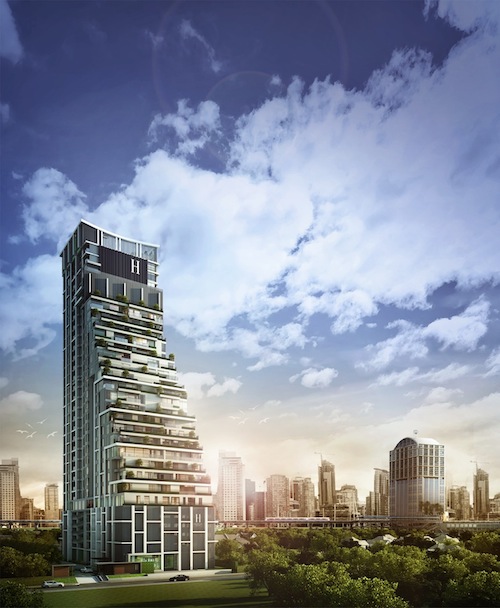 ให้เช่าคอนโดสุขุมวิท อโศก ทองหล่อ : H Sukhumvit 43, 2 bed, 40000 per month