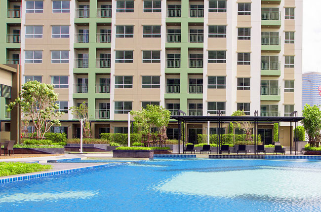 For SaleCondoRama9, Petchburi, RCA : Urgent sale+++ 1 bedroom, 30 sq m., 6th floor, Lumpini Park Condo Rama 9-Ratchada.