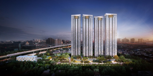 ให้เช่าคอนโดอ่อนนุช อุดมสุข : Skyrise AVENUE Sukhumvit 64, 2 bed, 28000 per month
