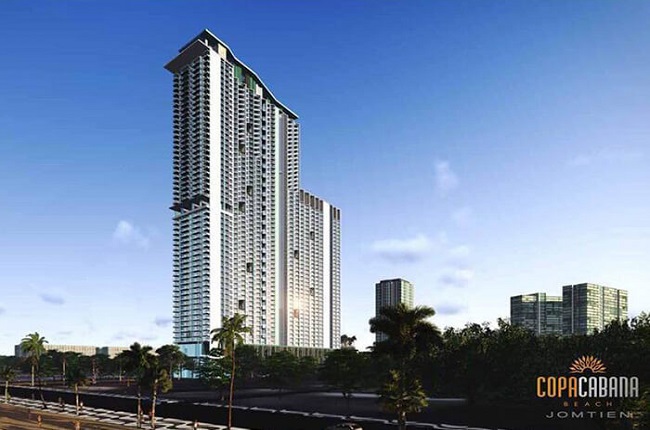 For SaleCondoPattaya, Bangsaen, Chonburi : (b2645) Condo for sale Copacabana Beach Jomtien, 54th floor.