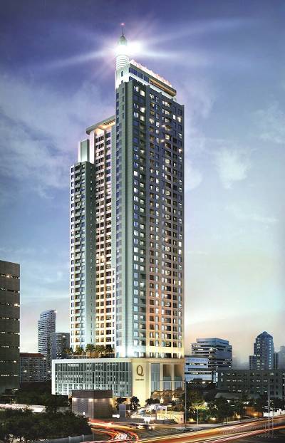 For SaleCondoRama9, Petchburi, RCA : [Sale] Q Asoke 30sq.m. 10Floor Studio South Furnished Valueroom Cityview