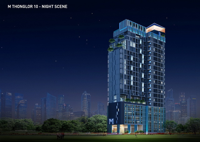 ให้เช่าคอนโดสุขุมวิท อโศก ทองหล่อ : M Thonglor 10, 1 bed, 26000 per month