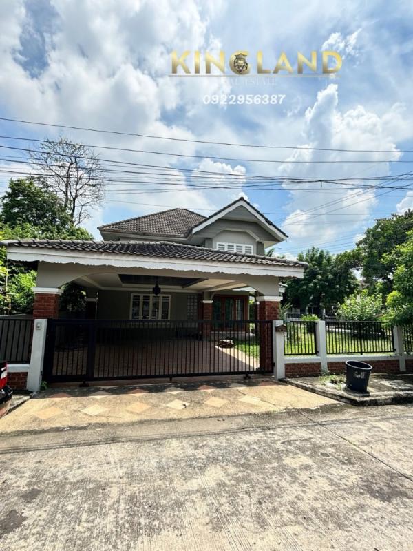 For rent, large single house, 65 sq.w., Sammakorn Village, Nimit Mai 34
