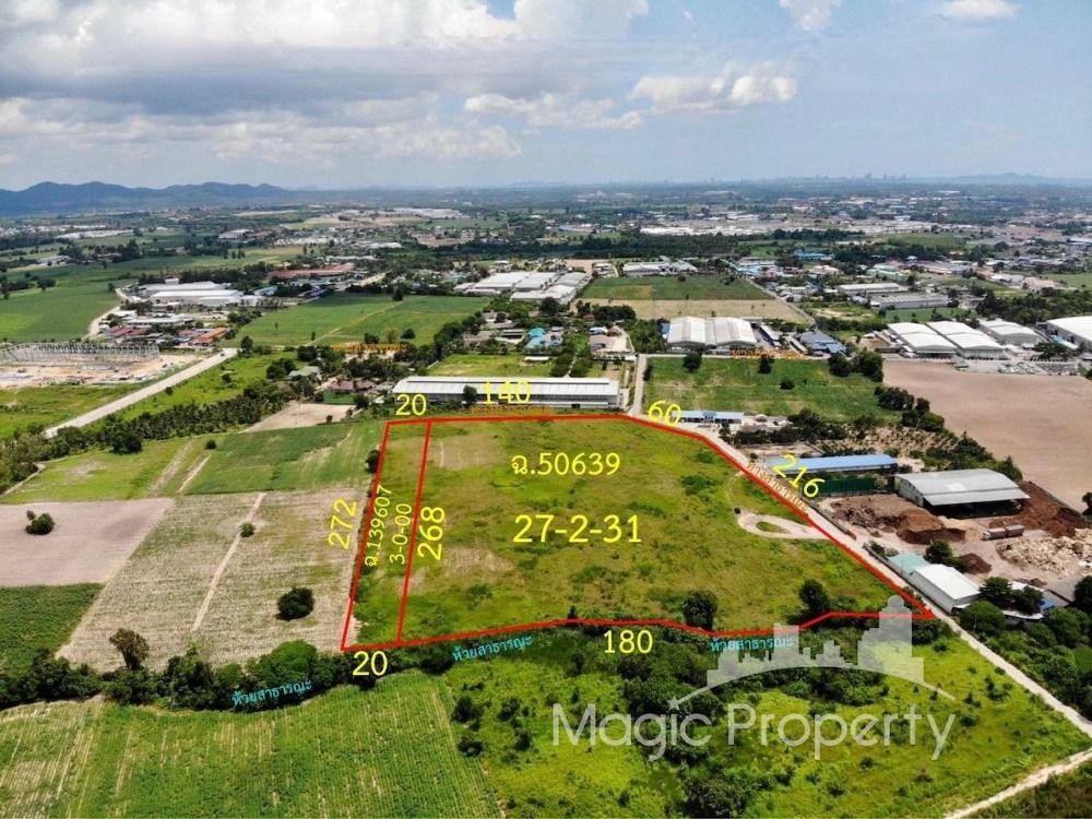 For SaleLandSriracha Laem Chabang Ban Bueng : 30 Rai 2 Ngan 31 Sq.wah Land For Sale in Bueng, Si Racha, Chon Buri