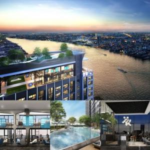 For SaleCondoPinklao, Charansanitwong : Special room price 1.89 View of the Chao Phraya River‼️ Ideo Charan70-riverview, next to the main road, near MRT Bang Phlat 295M.
