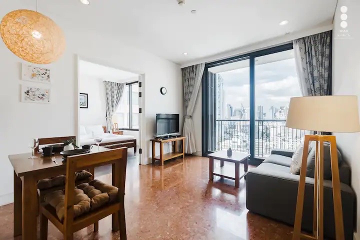 For SaleCondoSukhumvit, Asoke, Thonglor : Pet Friendly Luxury nice decoration (1 Bed 57 Sqm.) @BTS Asoke (7.3 MB)