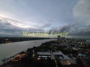 For SaleCondoRattanathibet, Sanambinna : Condo for sale politan aqua, corner room, beautiful location, project sold out, river view, Koh Kret, new room, never been in
