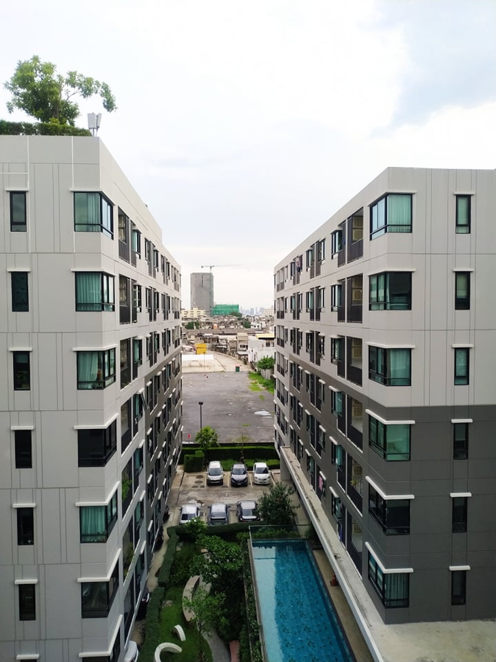 For RentCondoChokchai 4, Ladprao 71, Ladprao 48, : Condo for rent, Win Chokchai 4, Building A, 7th floor, studio, pool view, most open view