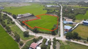 For SaleLandPathum Thani,Rangsit, Thammasat : 9 rai of land for sale, suitable for development projects Behind Bang Khu Wat Municipality, near Ratchaphruek and Line 345