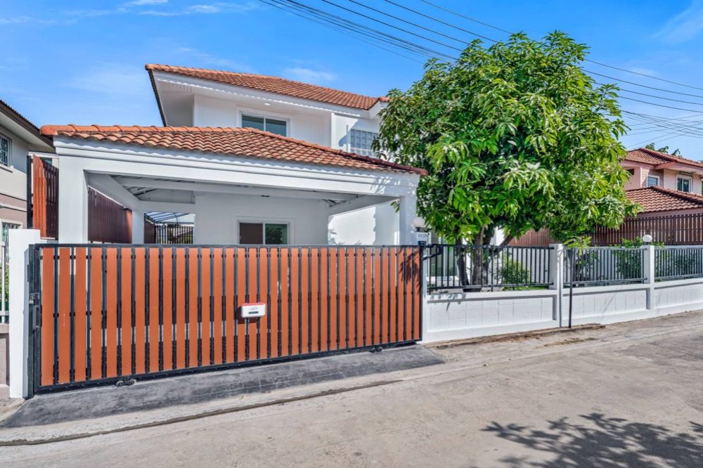 For SaleHouseYothinpattana,CDC : Beautiful house ready to move in 💖 Single house Baan Un Rak Ladprao 87 Yaek 21 / 3 bedrooms (for sale), Baan Un Rak Ladprao 87 Yaek 21 / Detached House 3 Bedrooms (FOR SALE) RUK196