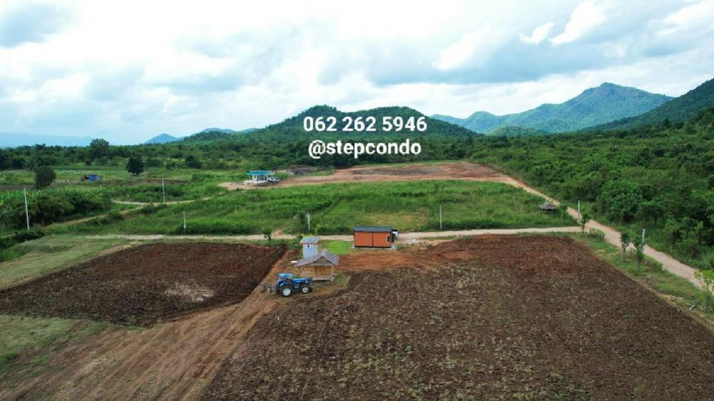For SaleLandCha-am Phetchaburi : 🔎 Looking for There are mountains and stream view, cheap price 😍 Hurry up, you've found it 📣 New arrivals during Presale Wang Chan Green Valley Project “VangJan Green Valley“ +6662625946