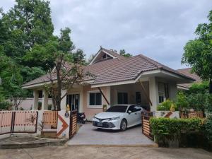 For RentHouseKhon Kaen : K1223 Single-storey detached house for rent. Pimanchon Village 2, Kalanta, Khon Kaen Province Near the edge of Bueng Kaen Nakhon