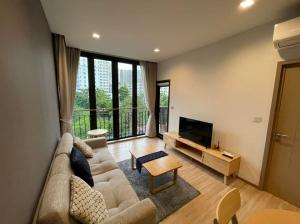 For RentCondoOnnut, Udomsuk : Kawa Haus Sukhumvit 77 for rent, nice 2 beds, good view, has balcony, private and peaceful, near BTS On Nut.