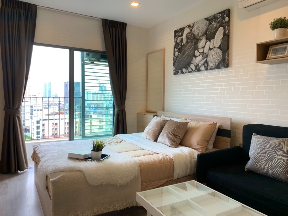 For SaleCondoOnnut, Udomsuk : Beautiful room for sale, Ideo Mobi Sukhumvit condo, beautiful room, fully furnished, ready to move in, near BTS On Nut