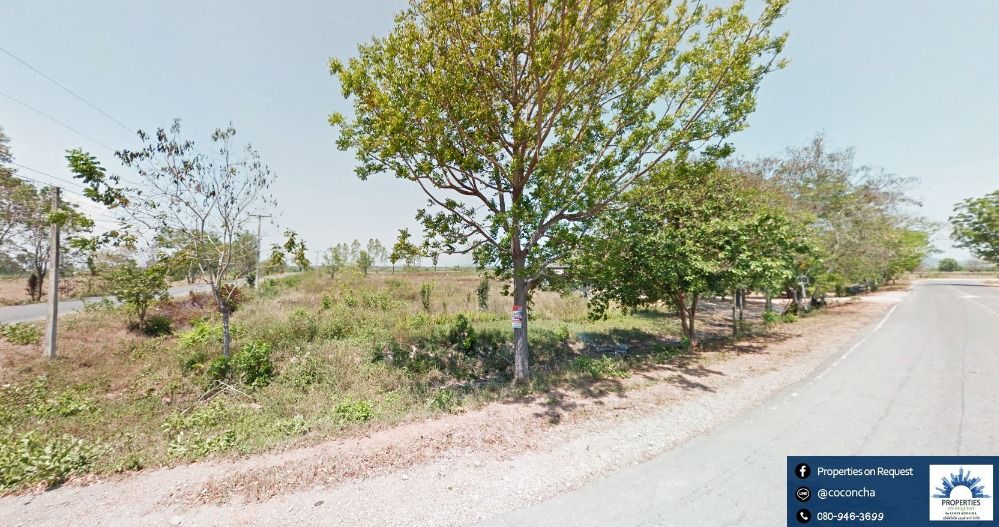 For SaleLandHuahin, Prachuap Khiri Khan, Pran Buri : 📢For sale at the garden next to the corner road, Pranburi line, Prachuap Khiri Khan Province ** Area over 8 rai 📌 (Property number: COL039)