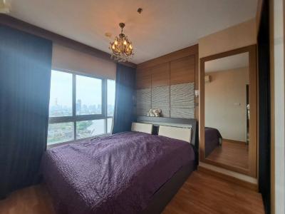 For RentCondoRathburana, Suksawat : 💢 Special Condo for rent, Ivy River Ratburana, 1 bed, 43 sq m. Sit and look at the Chao Phraya River view clearly. Bangkok bridge water arch Near Icon Siam, Rama 3, Silom, Sathorn, come on, only 16500 💢