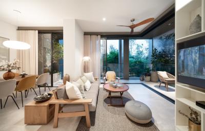 ขายคอนโดบางนา แบริ่ง ลาซาล : Mulberry Grove (The Forestias) - Super Luxury 3 Bedrooms / Corner Unit With Private Plunge Pool