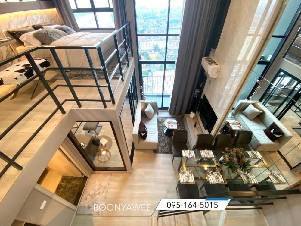 For SaleCondoPinklao, Charansanitwong : 🎉3.99 million Hybrid 1 Bed, selling at a loss, last 2 rooms👉 Ideo Charan 70 Riverview 34.5 sq m.