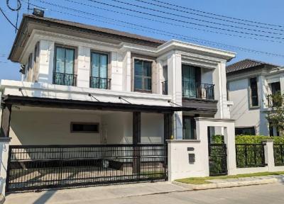 For SaleHousePathum Thani,Rangsit, Thammasat : House for sale, Setthasiri, Bangkok-Pathum Thani (Type Glory, the last one sees the golf course + ready to decorate)