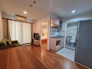For RentCondoRama3 (Riverside),Satupadit : 📣 The refrigerator is very big. There is an electric stove! Condo for rent, Lumpini Park Riverside Rama 3, Building B, size 28 sqm.