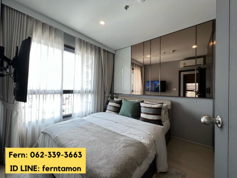 For SaleCondoOnnut, Udomsuk : 🔥 1 bedroom, fully furnished, new room from Elio Del Nest project, condo near BTS Udom Suk, make an appointment to see the project 062-339-3663