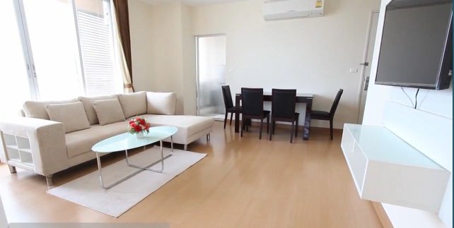 For RentCondoOnnut, Udomsuk : Life Sukhumvit 65 / 2 bedrooms, area 60 sq m. / rental fee 30,000 baht / month, negotiable.