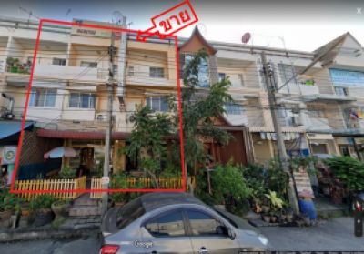 For SaleShophouseSamut Prakan,Samrong : For SALE Commercial Building 3 Storeys 3Bed 3Bath 38.2sq.wah FREE Transfer Next to Lotus City Park Bang Phli