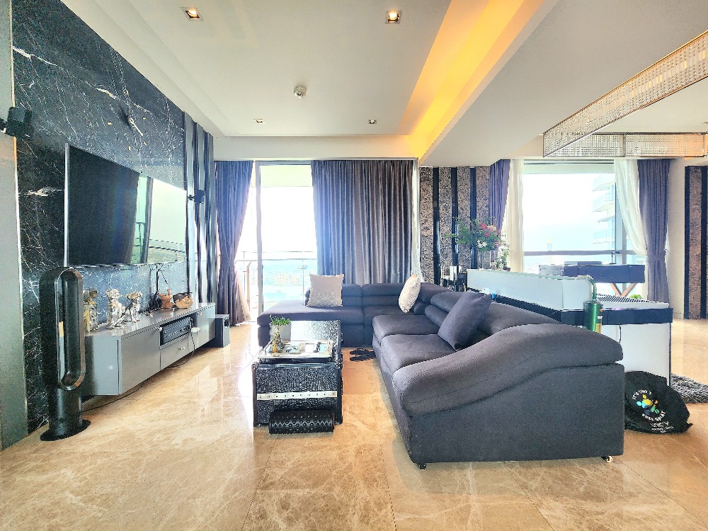 For SaleCondoRama3 (Riverside),Satupadit : 🔥🔥 Selling 6-star luxury condo, The Pano Rama 3, 36th floor, Bang Krachao view, size 243 sq m. Beautiful room, decorated with luxury built-in, near King's College International School.
