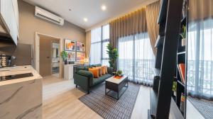 For RentCondoOnnut, Udomsuk : for rent sukhumvit 101 1bed river view nice decoration super deal !! ❤️